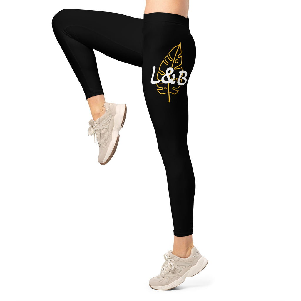 L&B gold leaf leggings